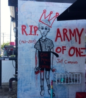 Behind the Mural: NOBODY Pays Tribute to the Passing of Anti-war