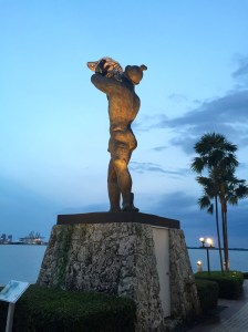 The Centinela Del Rio at Brickell Key formerly a Tequesta Indian village.
